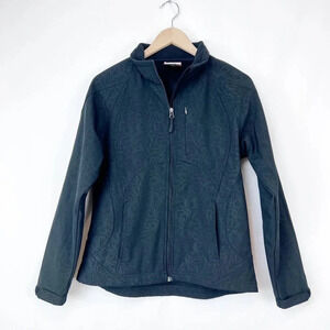 Double Diamond Black Ski Jacket Size M